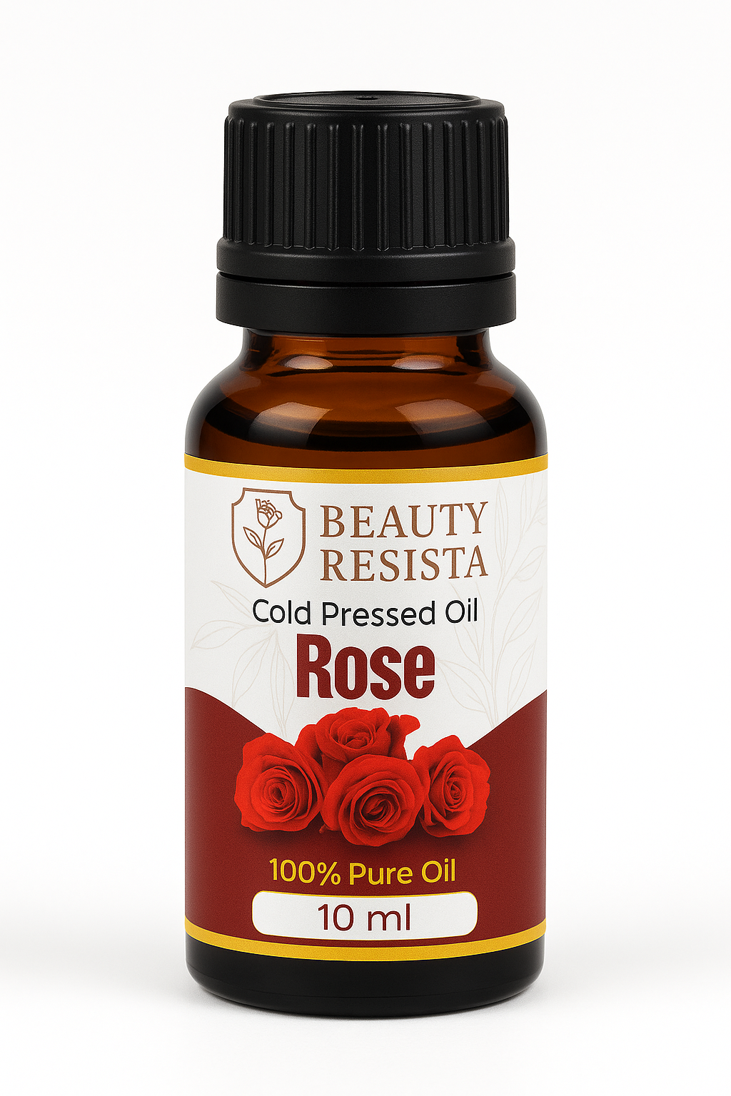 Beauty Resista Rose Essential Oil 10ml – Glowing Skin, Anti-Aging & Aromatherapy Oil, 100% Pure