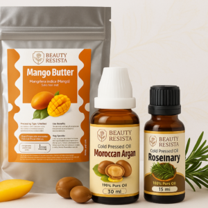 Hair Nourish DIY Combo<br> <small>Argan Oil + Rosemary Oil + Mango Butter</small>