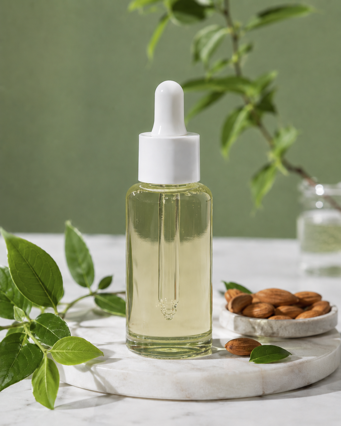 Lightweight Balancing Serum formulated with hemp seed oil, jojoba oil, squalane, niacinamide, bakuchiol, and green tea extract for oily and acne-prone skin. Image Title: