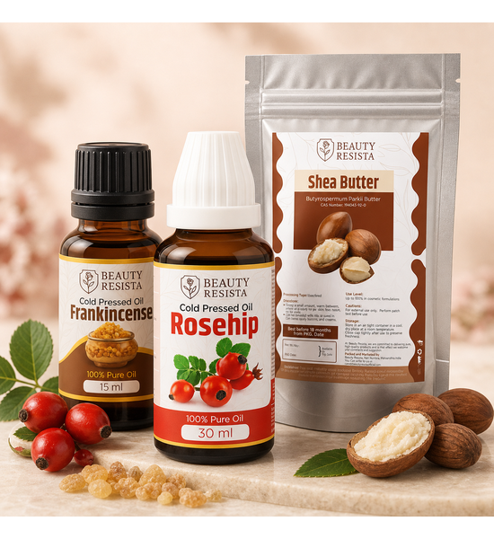 Glow Restoration DIY Skincare Kit<br> <small>Rosehip + Frankincense + Shea Butter</small>