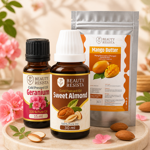Hydration DIY Kit<br> <small>Almond Oil + Geranium + Mango Butter</small>