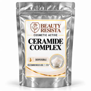 Beauty Resista Ceramide Complex cosmetic raw material for skin-barrier-support, moisturizing and dry sensitive-skin cosmetic formulations.